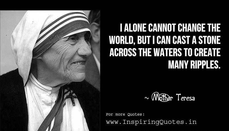 Mother Teresa Inspiring Quotes images