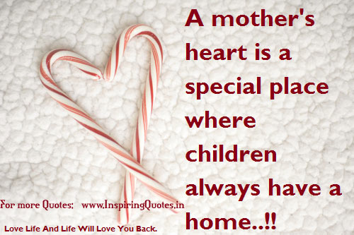 Beautiful Thought about Mother - Inspirational Mother Quotes Images