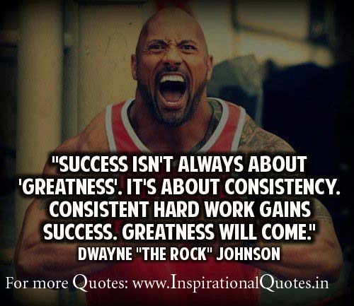 The Rock Success Quotes Images Wallpapers