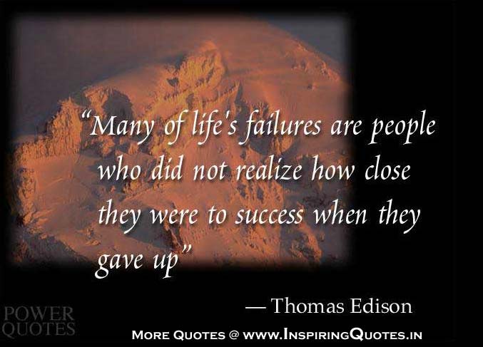 Thomas Edison Quotes Famous Thoughts of Thomas Edison, Sayings Pictures, English Messages, Wise, Failure, Success Quotations Images