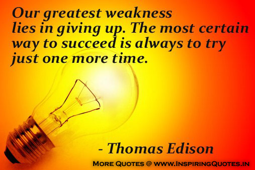Thomas Edison Inspirational Quotes Wallpapers, Thomas Edison Success Quotes, Pictures, Images, Photo, Download